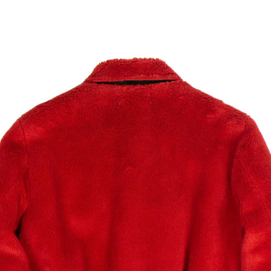 Sherpa Band Bomber Jacket - Red