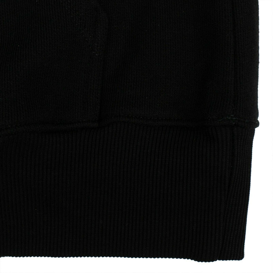 Subtle Suicide Cotton Pullover Hoodie - Black