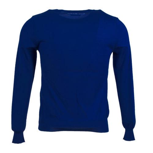 Cashmere Knit Crewneck Sweater - Blue