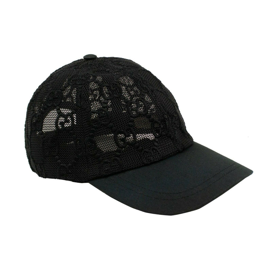 GG Embroidered Unisex Baseball Cap - Black