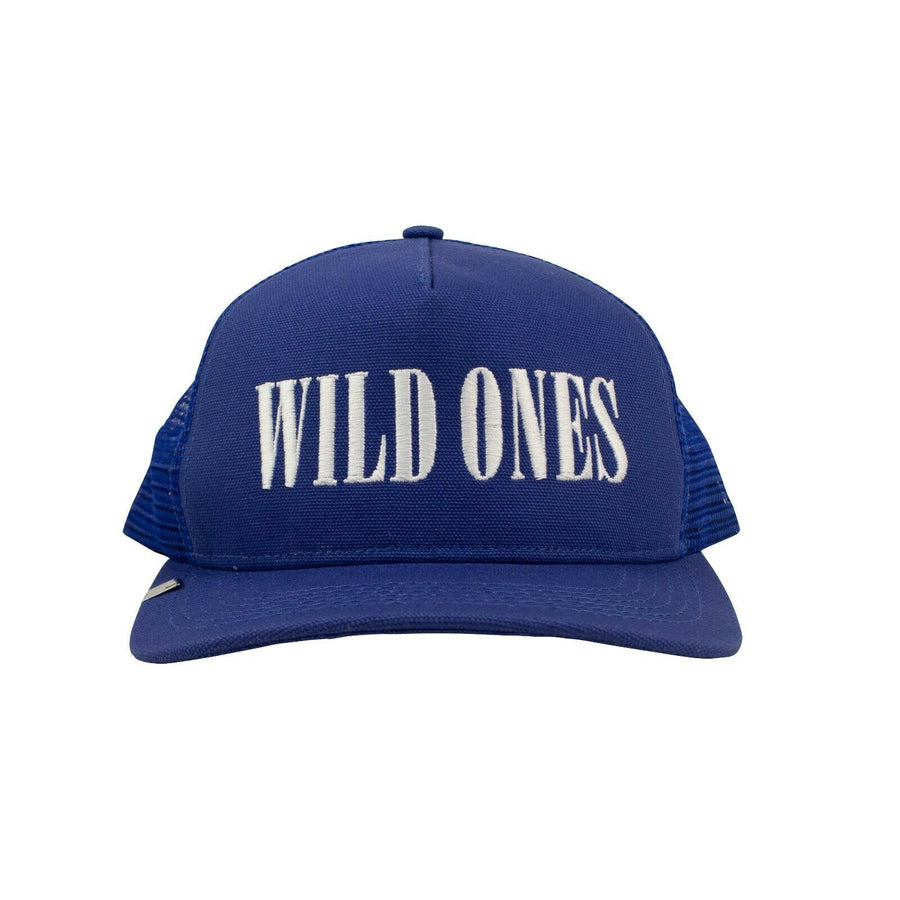 Canvas 'Wild Ones Trucker' Baseball Cap - Blue