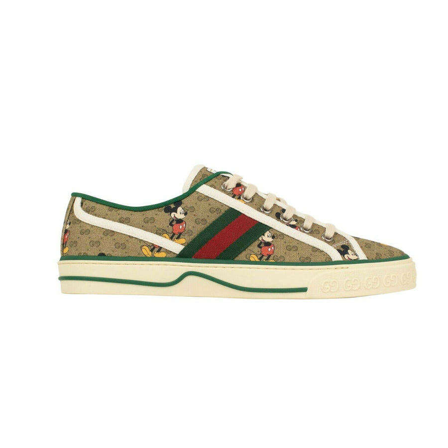 GUCCI X DISNEY 1977 GG Print Tennis Sneakers