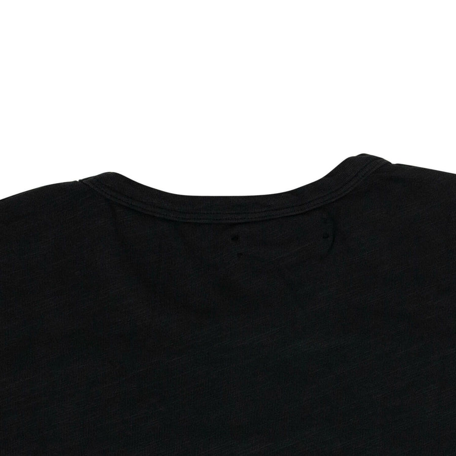 Cotton 'The Good Life' Short Sleeve T-Shirt - Black