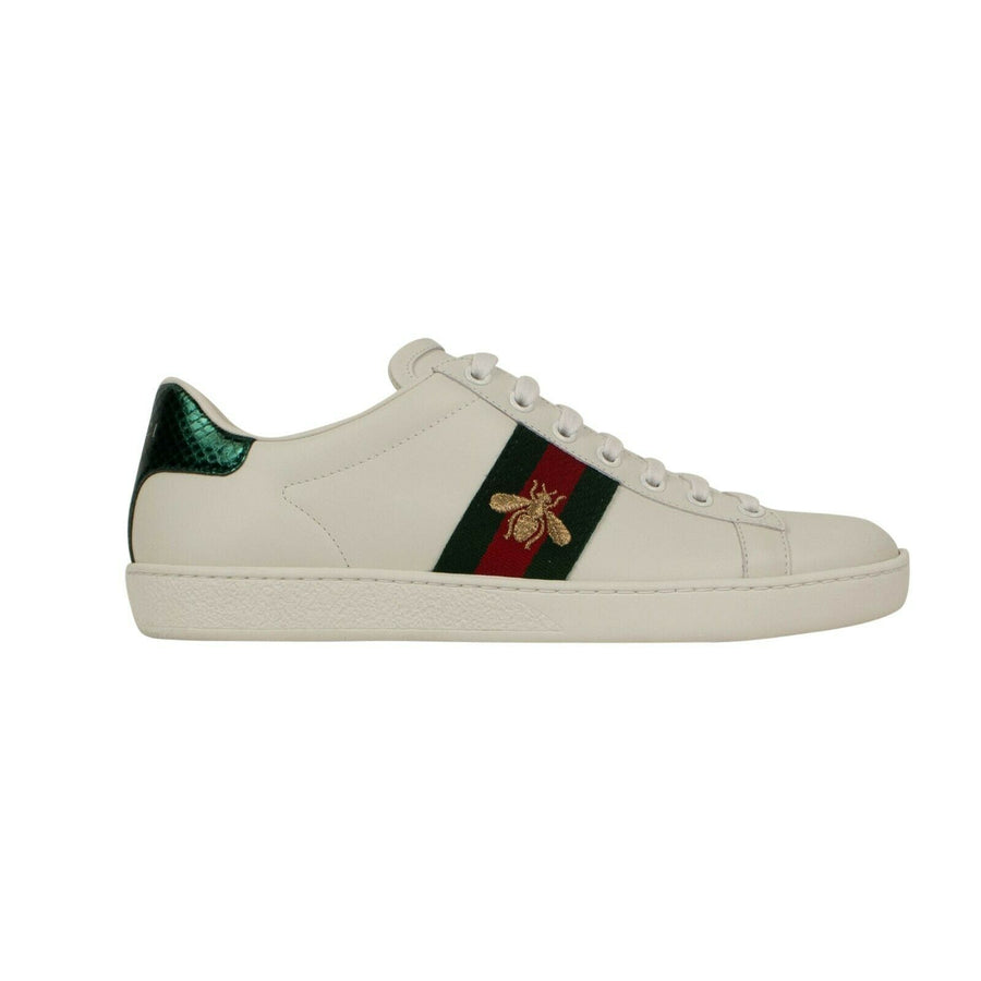 Ace Embroidered Sneakers- White