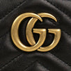 Quilted Leather GG Marmont Matelassé Belt Bag - Black