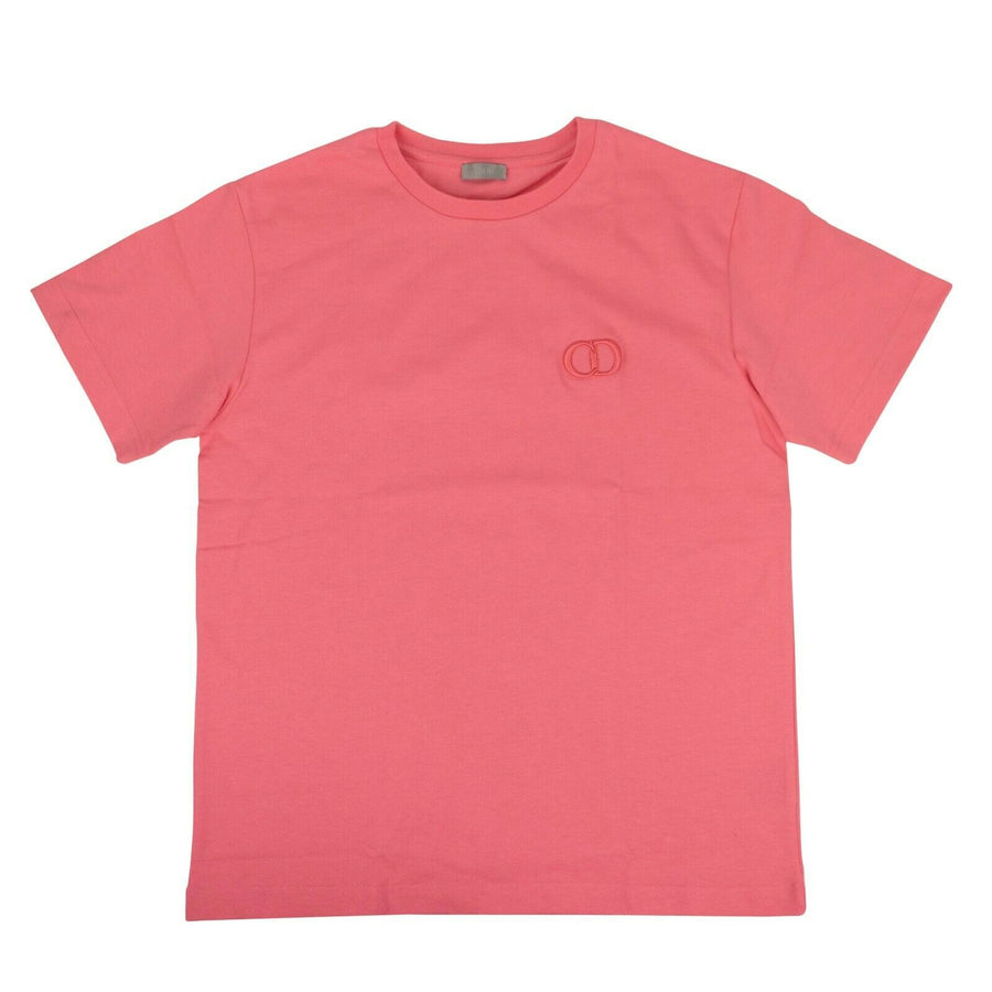 Thick Cotton 'CD Icon' Logo T-Shirt - Pink