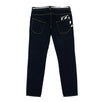 Washed Skinny Denim Pants - Dark Blue