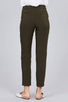 Ladies fashion plus size seam side pocket classic long pants