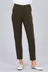 Ladies fashion plus size seam side pocket classic long pants