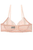 Ladies two tone geo lace bra w/ underwire