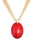 Oval Shape Pendant Necklace