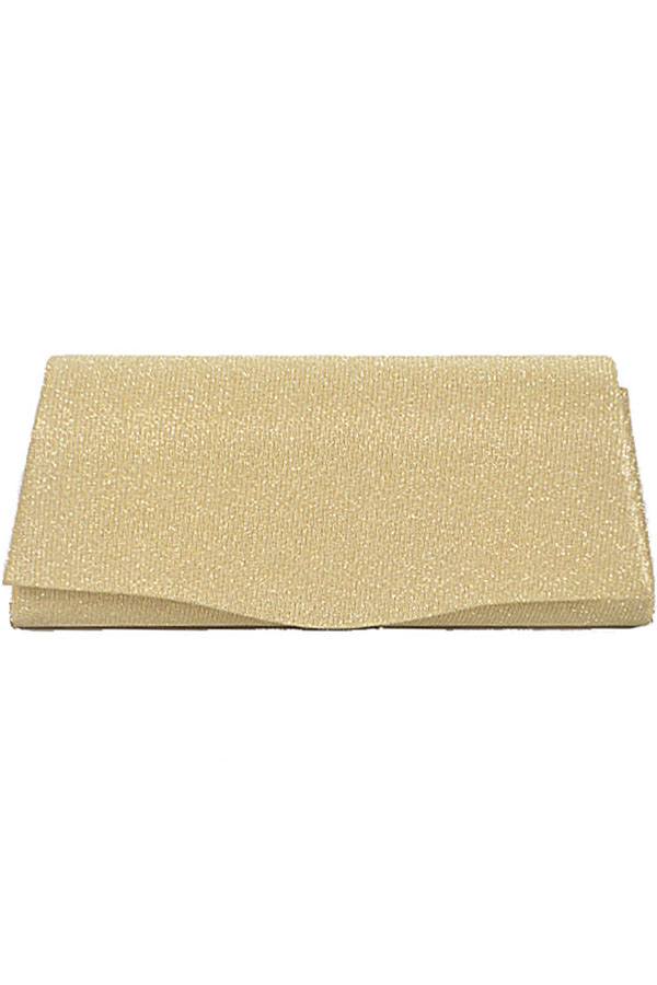 Rectangular shiny evening clutch