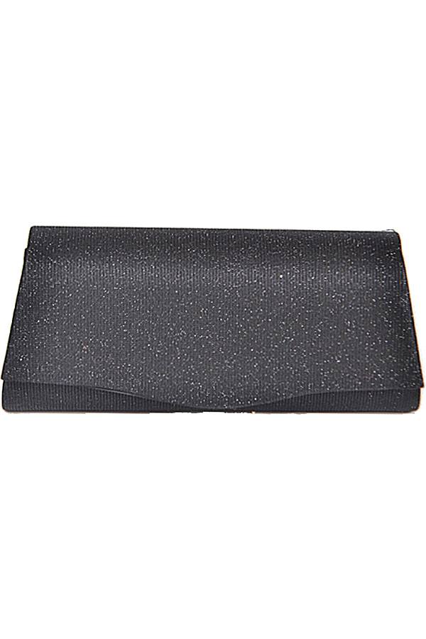 Rectangular shiny evening clutch