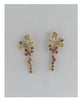 Butterfly linear stud drop earrings