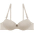 Ladies push up with underwire demi t-shirt bra