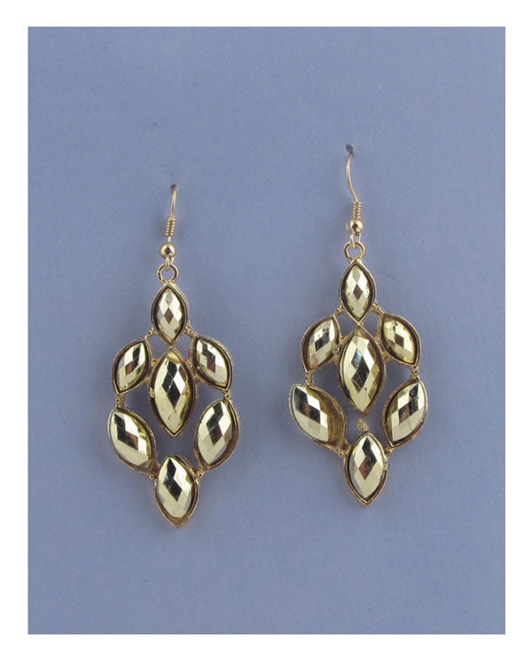 Faux stone drop earring