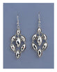 Faux stone drop earring