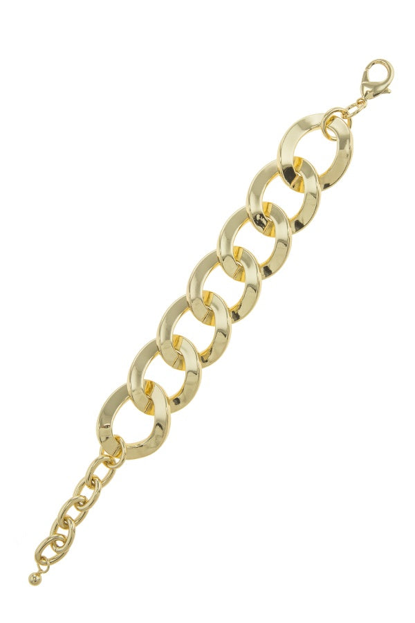 Chunky link chain bracelet