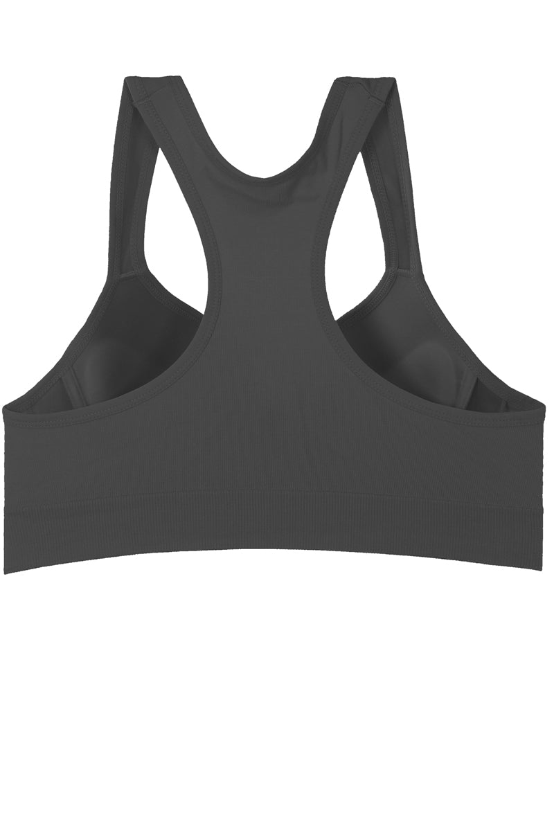 Ladies racerback sports bra