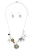 Oversize starfish station necklace set