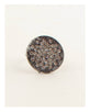 Circle w/ rhinestones adjustable ring