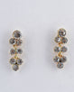 Rhinestone Studded Long Bunch Earrings