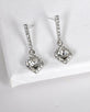 Crystal and Stone Studded Rhombus Shaped Drop Earrings id.31494