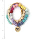 Believe In Yourself Multi Color Beaded Stretch Bracelet