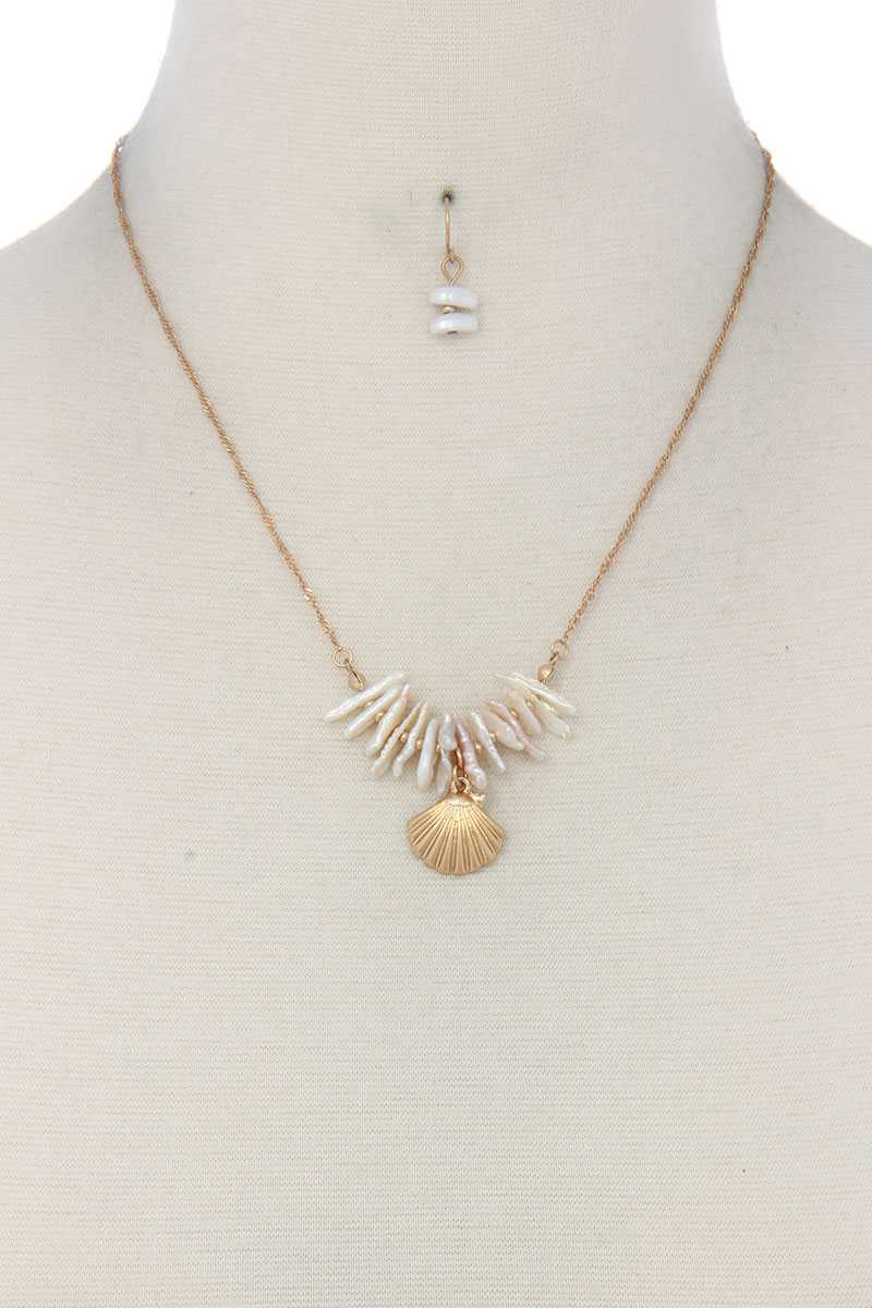 Seashell Charm Necklace