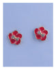 Flower stud earrings