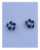 Flower stud earrings