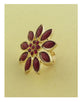 Flower adjustable ring