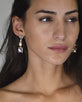 Crystal Studded Drop Earrings with Multiple Pattern