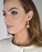 Crystal Studded Metallic Ball Drop Earrings id.31572