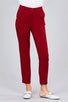 Ladies fashion plus size seam side pocket classic long pants