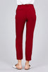 Ladies fashion plus size seam side pocket classic long pants