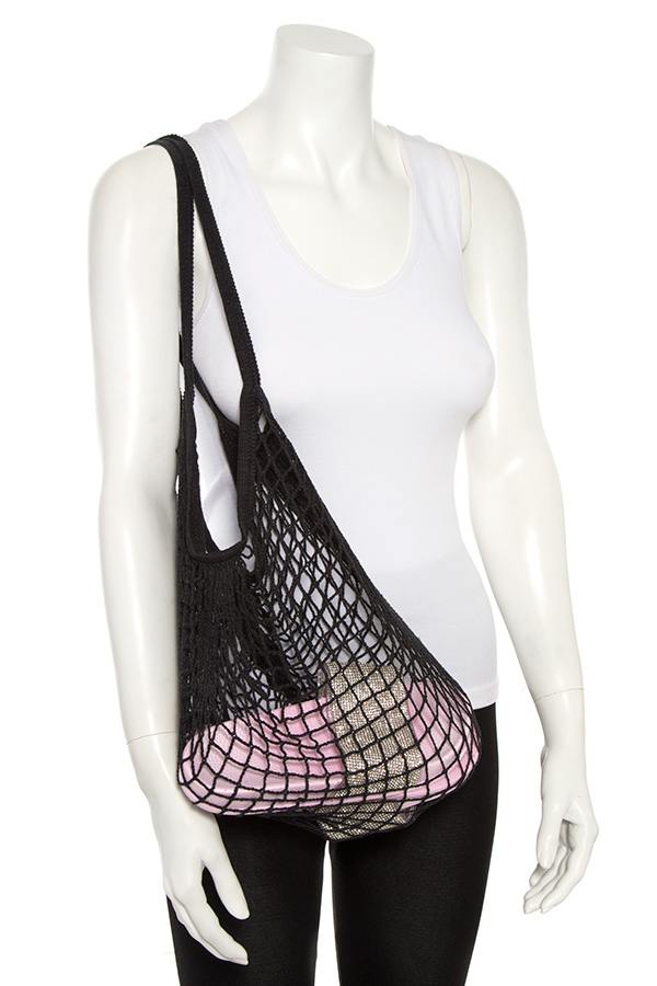 Fishnet beach handabag