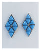 Geometric diamond shape earrings