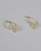 Dangler Crystal Hoops Earrings