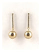 Ball drop earrings