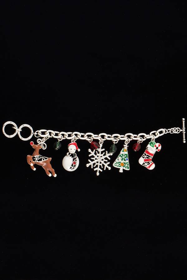 Mix christmas charm bracelet