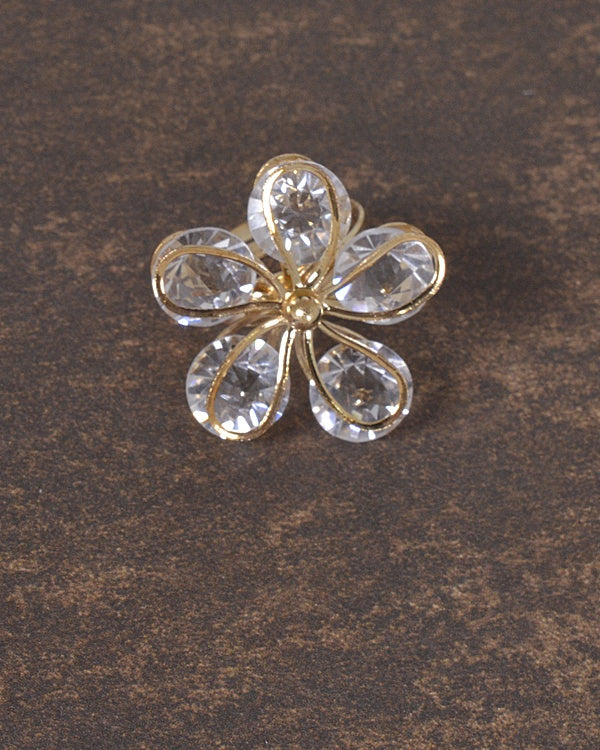 Floral Pattern 3D Adjustable Ring id.31463