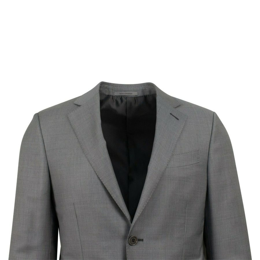 ERMENGILDO ZEGNA SU MISURA Wool Two Button Suit - Gray