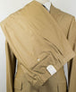 Drop 7 Cotton 3 Roll 2 Button Suit - Brown