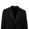 Wool Blend 2 Button Suit - Black