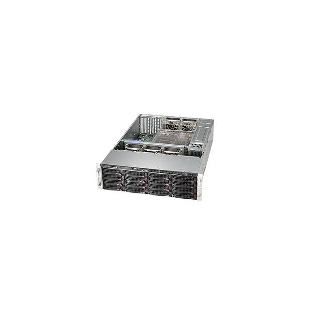 Supermicro SuperChassis CSE-836BE1C-R1K23B 1200W 3U Rackmount Server Chassis (Black)