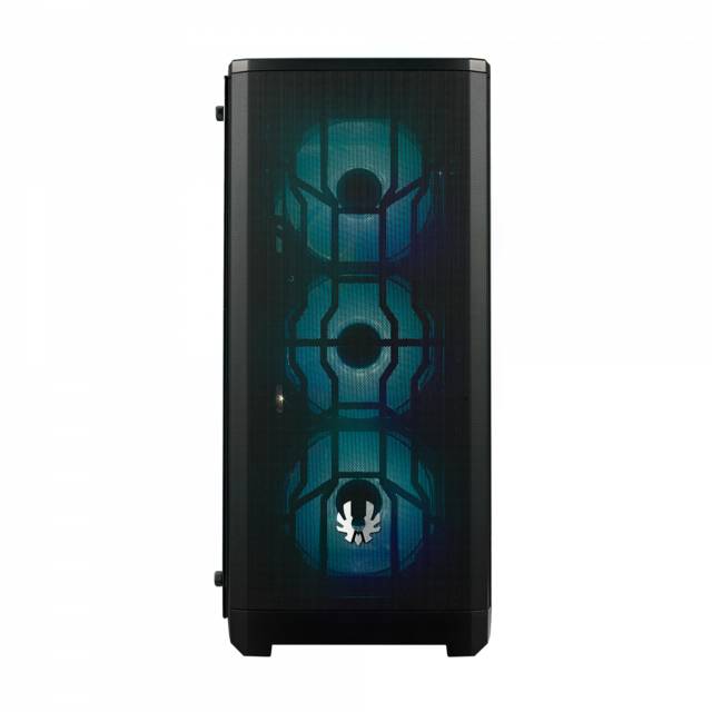 BitFenix BFC-NVM-300-KKGSK-4R  Nova Mesh TG Black PC Gaming Case RGB Edition  4 x 4 pin 12V RGB Fans Pre-Installed EATX/ATX/Micro ATX/Mini ITX Temper