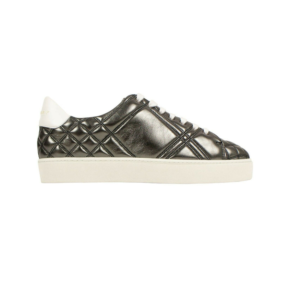 Westford Quilted Leather Sneakers - Gray