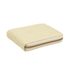 Leather Letter Embossed Small Wallet - Ivory