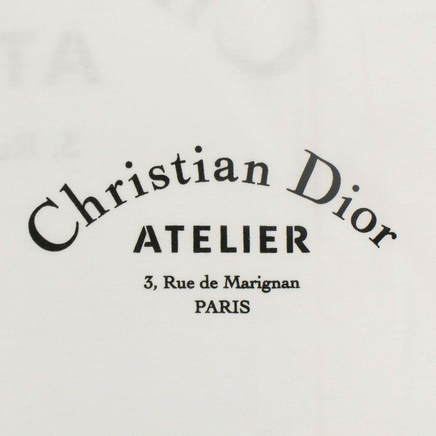 Cotton 'Christian Dior Atelier' T-Shirt - White